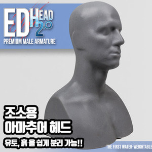 ED HEAD 2.0 &lt; 1:1 사이즈 조소용 아마추어 &gt;